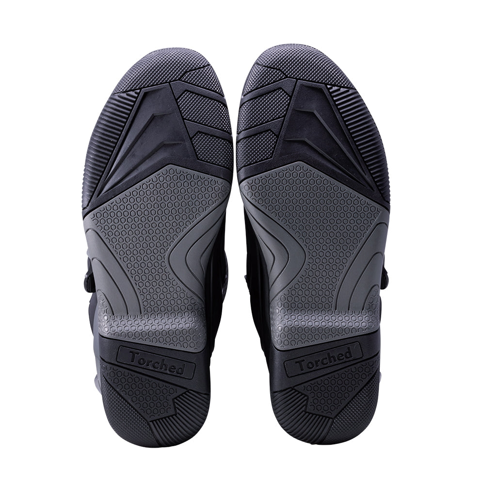 Black/Gray Mens Torched MX Boots - Pure Adrenaline Motorsports