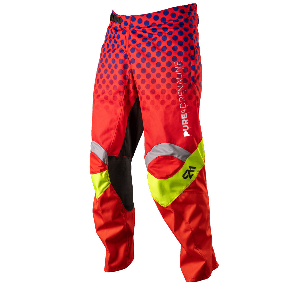 Yellow/Red/Blue Mens Thrill 2.0 Series MX Pants 2024 - Pure Adrenaline Motorsports
