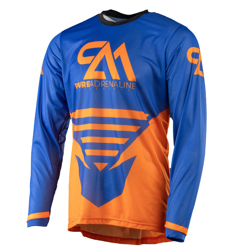 Blue/Orange Mens Thrill 2.0 Series MX Jersey 2024 - Pure Adrenaline Motorsports