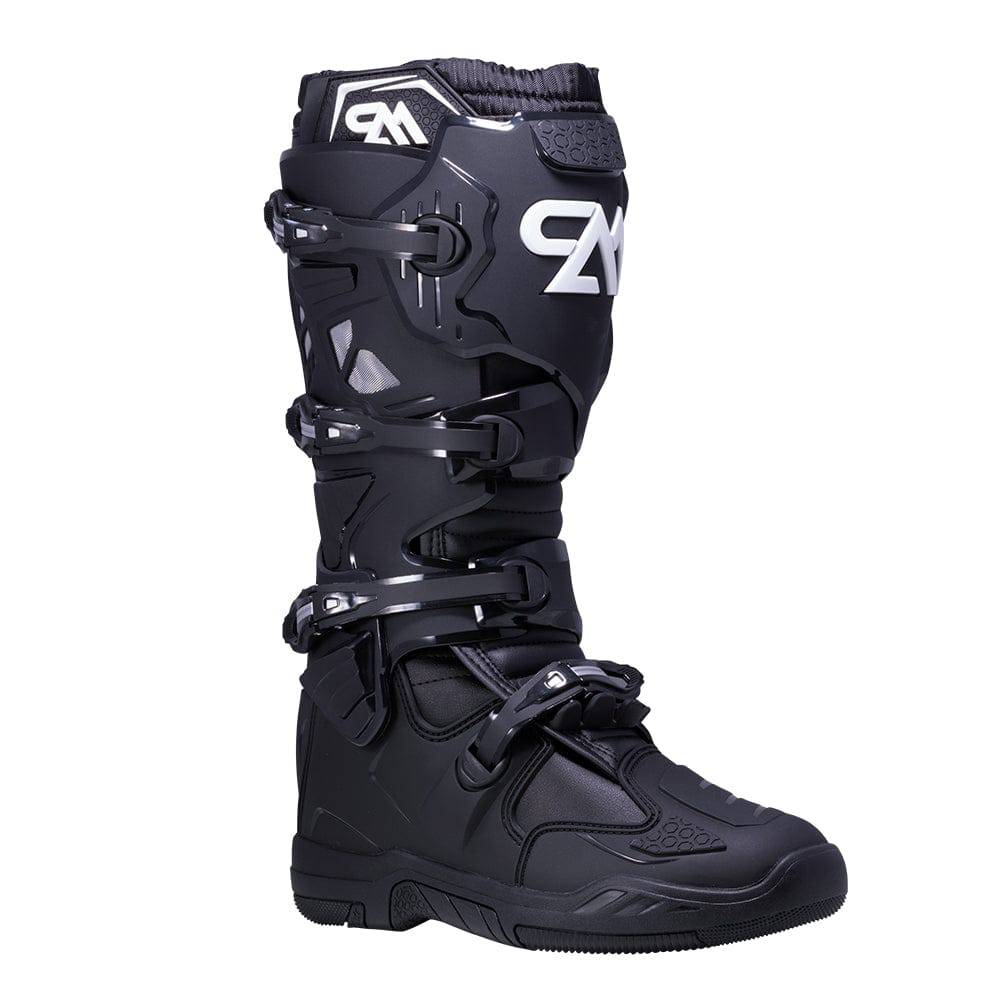Black/White Mens Hydraulic MX Boots - Pure Adrenaline Motorsports
