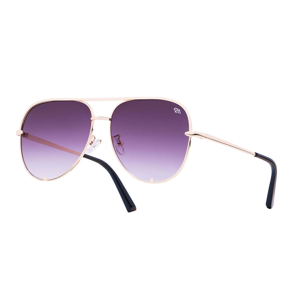 Gold/Black/Dark Blue Maverick Sunglasses - Pure Adrenaline Motorsports