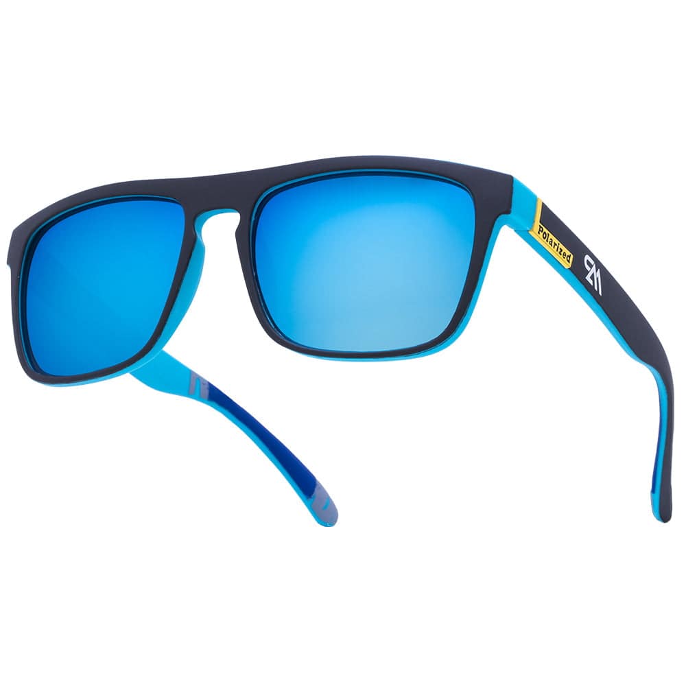 Sideshot Sunglasses Black/Blue/Blue